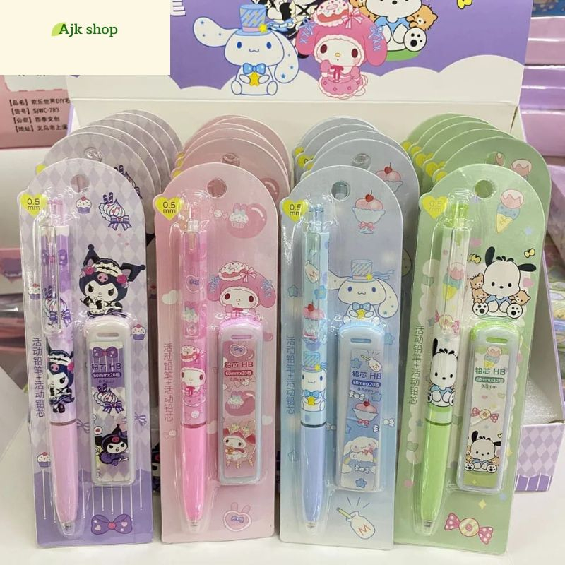 

Pensil Mekanik Set 0.5mm Karakter Lucu Mechanical Pencil Set 0.5mm Karakter Lucu