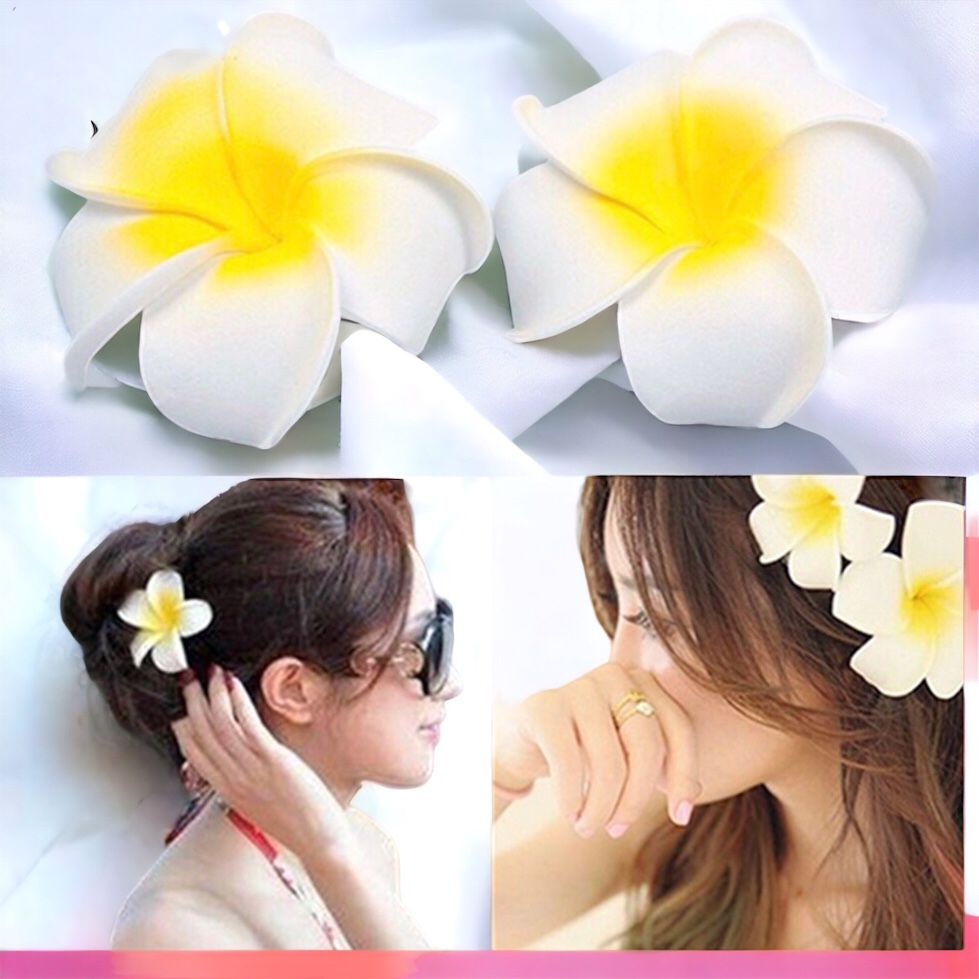 Jepit Rambut Bunga Kamboja Bali Jepang Cocok Untuk Kebaya Kutubaru Brukat Modern Baju Adat Tradision