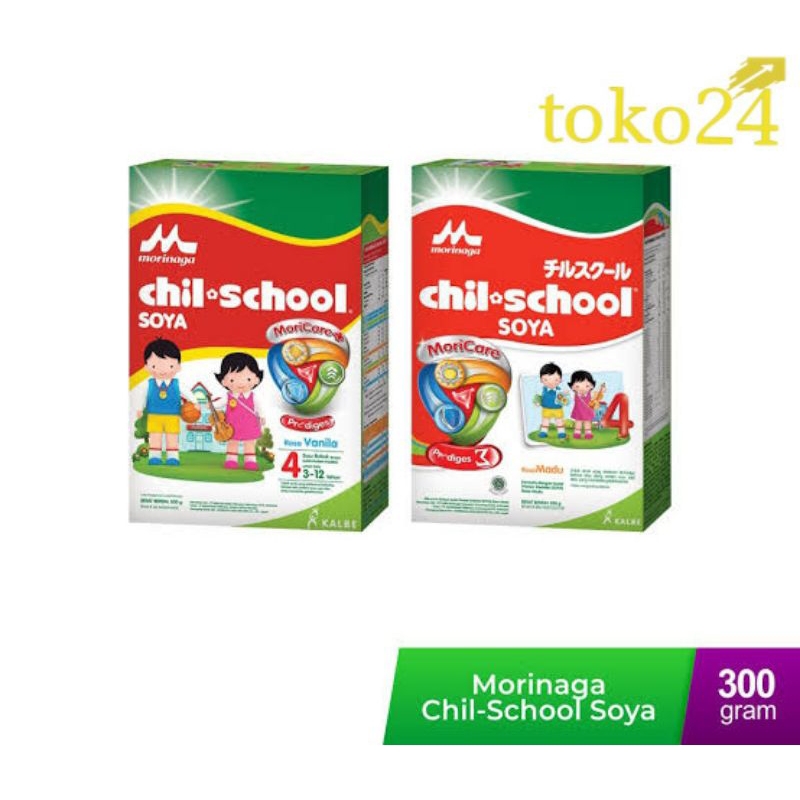 Morinaga Chil-School Soya 4 600 gr Susu Anak 3 - 12 Tahun