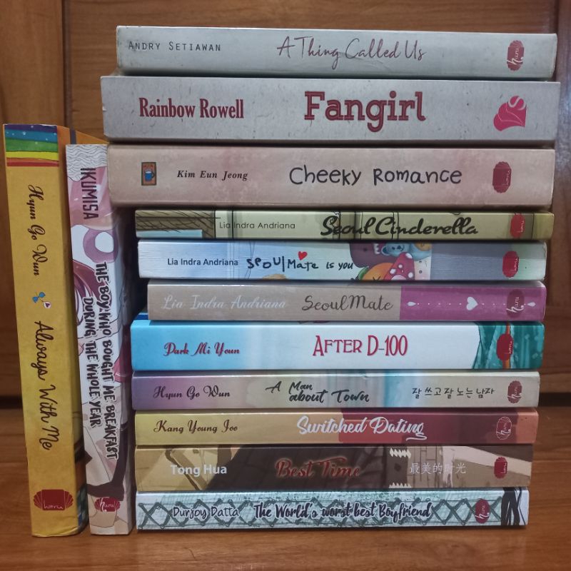 Buku novel preloved terjemahan dari korea cina jepang ke indo penerbit haru novel romance/romansa