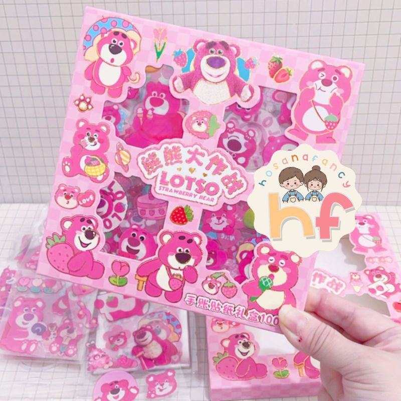 

STICKER LOTSO STIKER WATERPROOF 100PCS --BA121 SIAP KIRIM