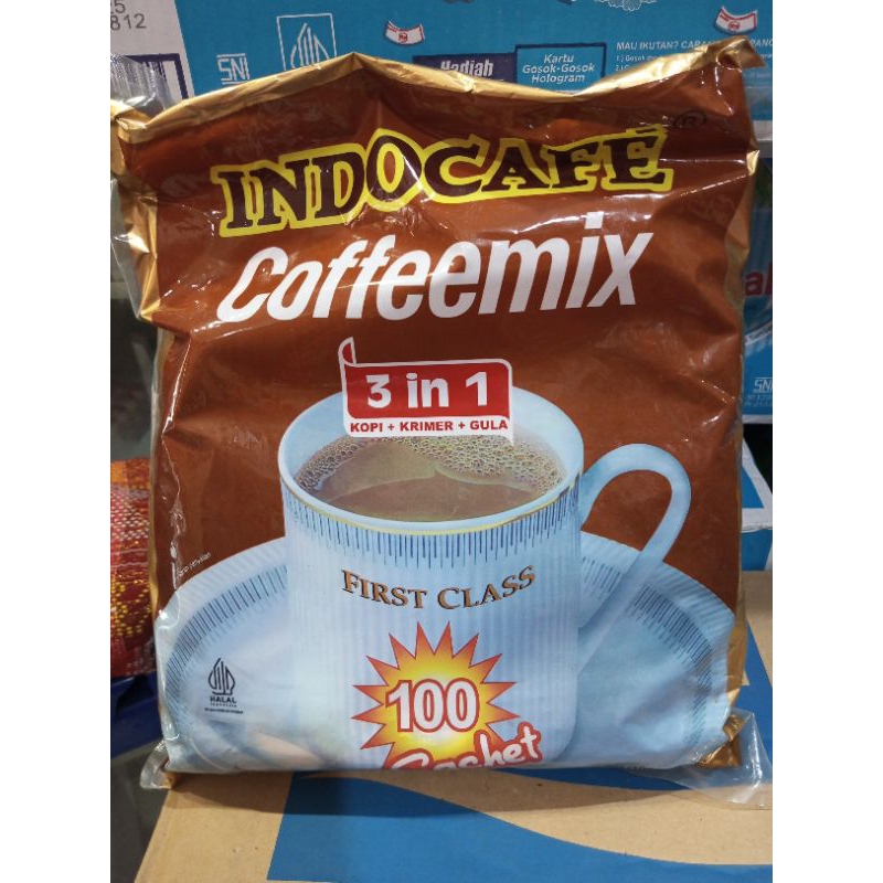 

indocafe coffeemix 100 sachet / indocafe 3 in 1 / coffe indocafe pack / kopi seduh / coffee