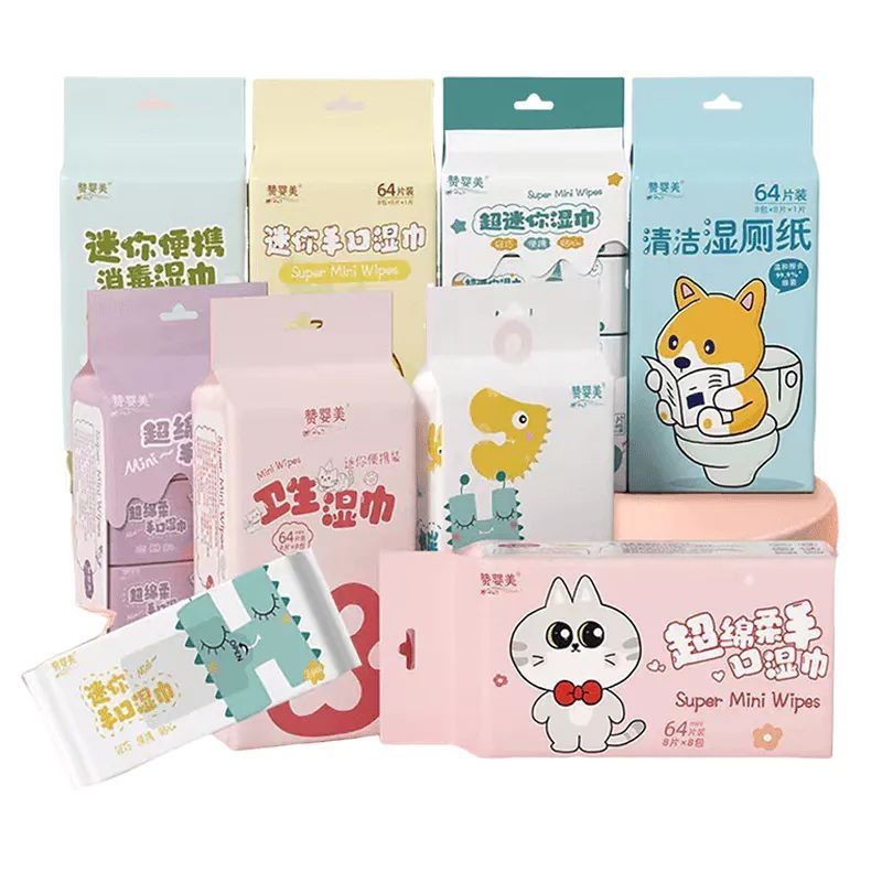 Tissue basah mini / tisu basah travel / wet wipes mini