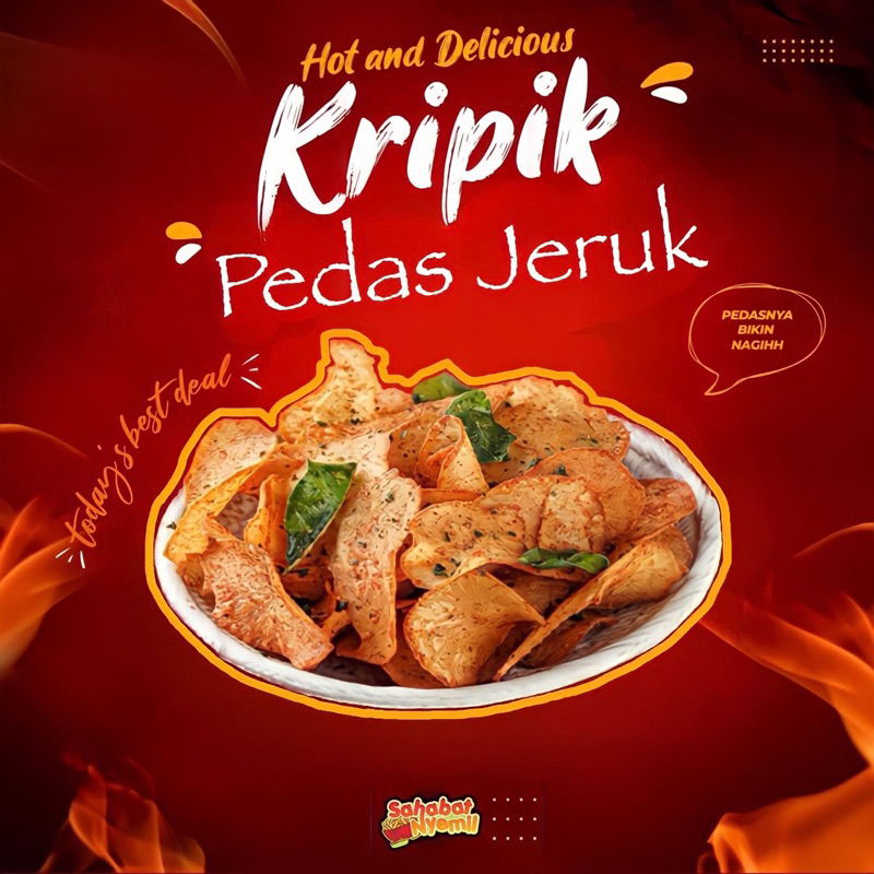 

KRIPIK SINGKONG PEDAS JERUK