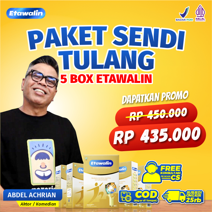 

PAKET 5 BOX SUSU ETAWALIN - Susu Kambing Etawa Asli & Bantu Atasi Masalah Nyeri Sendi Semua Umur