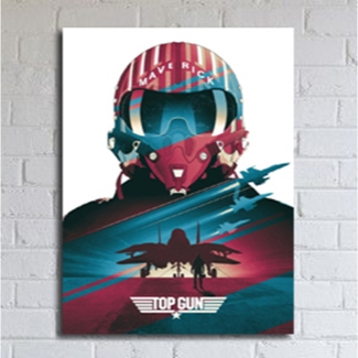Poster Hiasan Dinding Film Top Gun