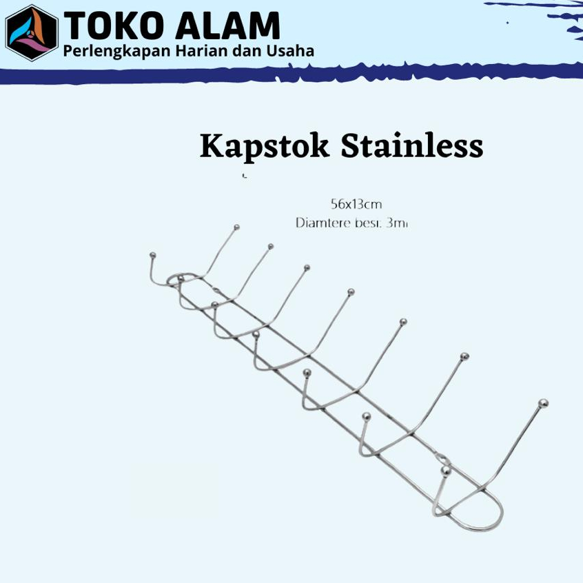 KAPSTOK GANTUNGAN BAJU / KAPSTOK STAINLESS / KAPSTOK TEMPEL / KAPSTOK DINDING