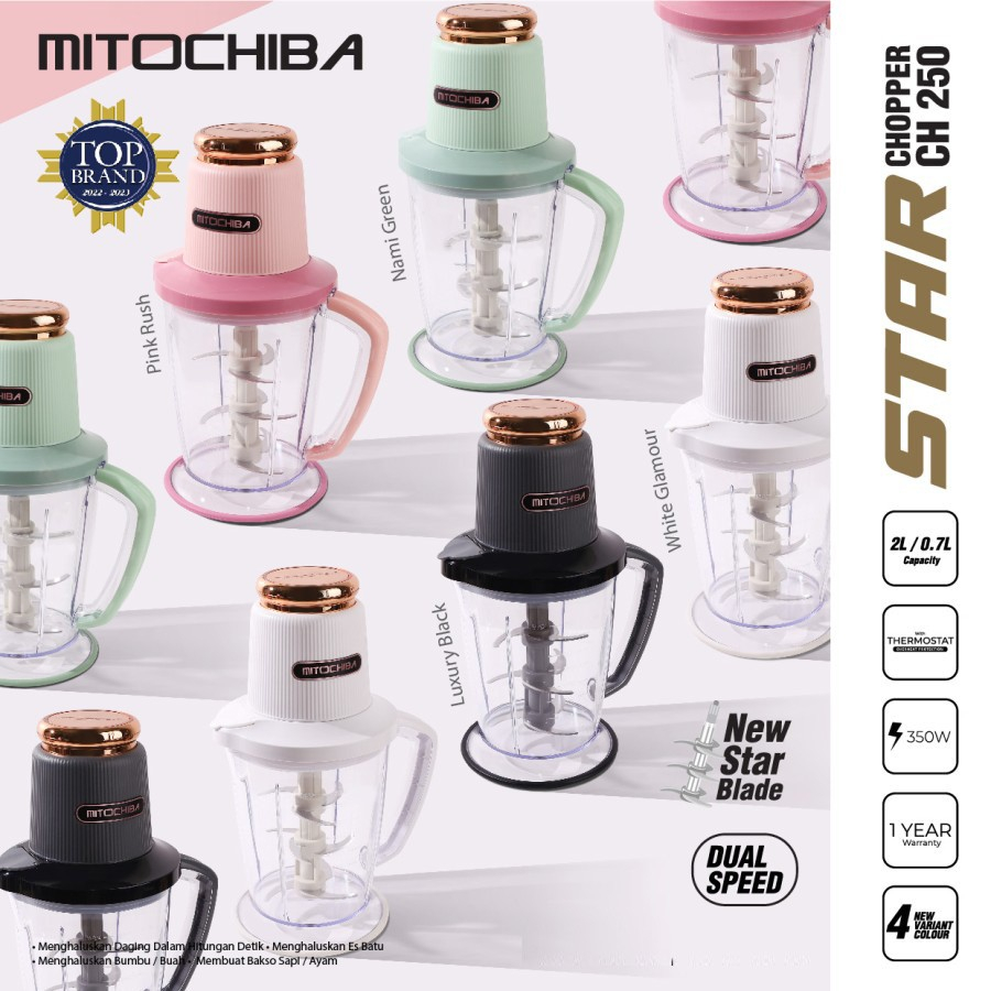 Mitochiba Mito Chopper CH250 CH-250 Starblade Original Garansi Resmi