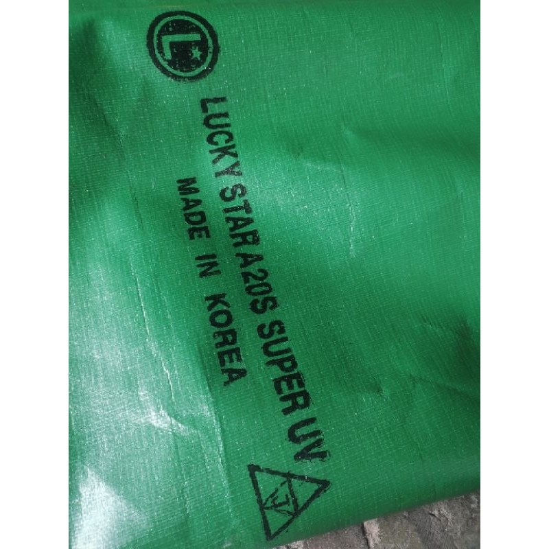 terpal tenda sangat berkualitas a20 lucky Star harga persegi.