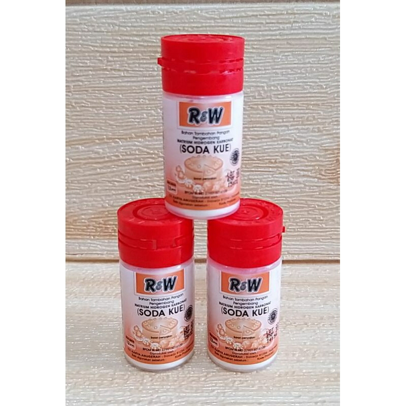 

✔MURAH R&W Soda Kue Botol 12gr/ RW Baking Soda / Baking Soda RW