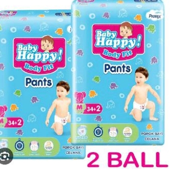 baby happy pants 2 ball