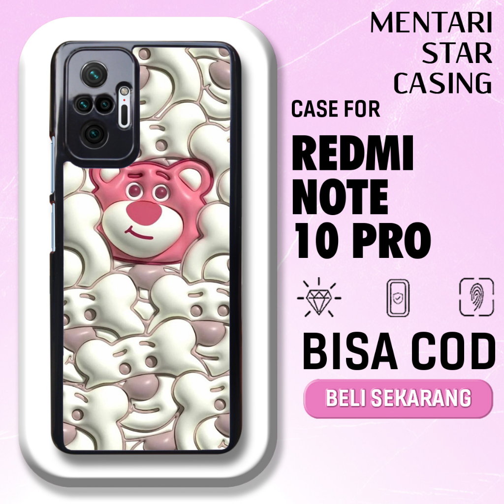 Case Redmi Note 10 Pro Terbaru Cutebear Softcase Hardcase Glosy Casing Redmi Note 10 Pro Terlaris