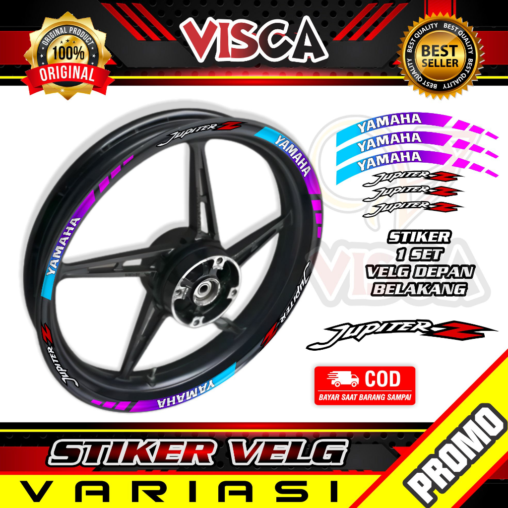 Stiker Velg List Velg Motor Stiker Velg Sticker Velg JUPITER Z Bunglon