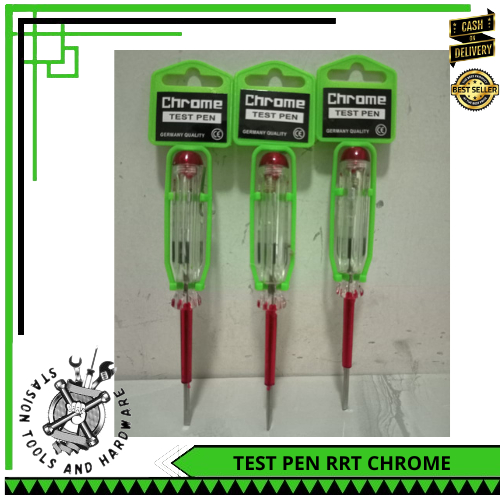 Obeng Tester TesPen Obeng Tespen RRT Chrome