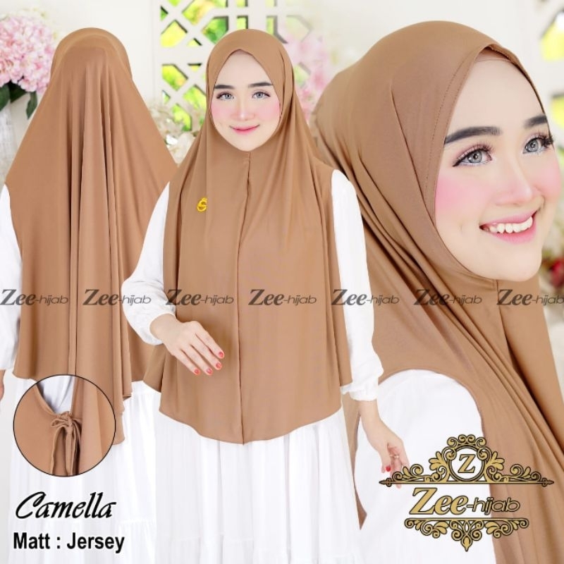 BERGO CAMELLA / JILBAB INSTAN / HIJAB INSTAN / BERGO JERSEY / JILBAB INSTAN JERSEY / JILBAB SPORT / 