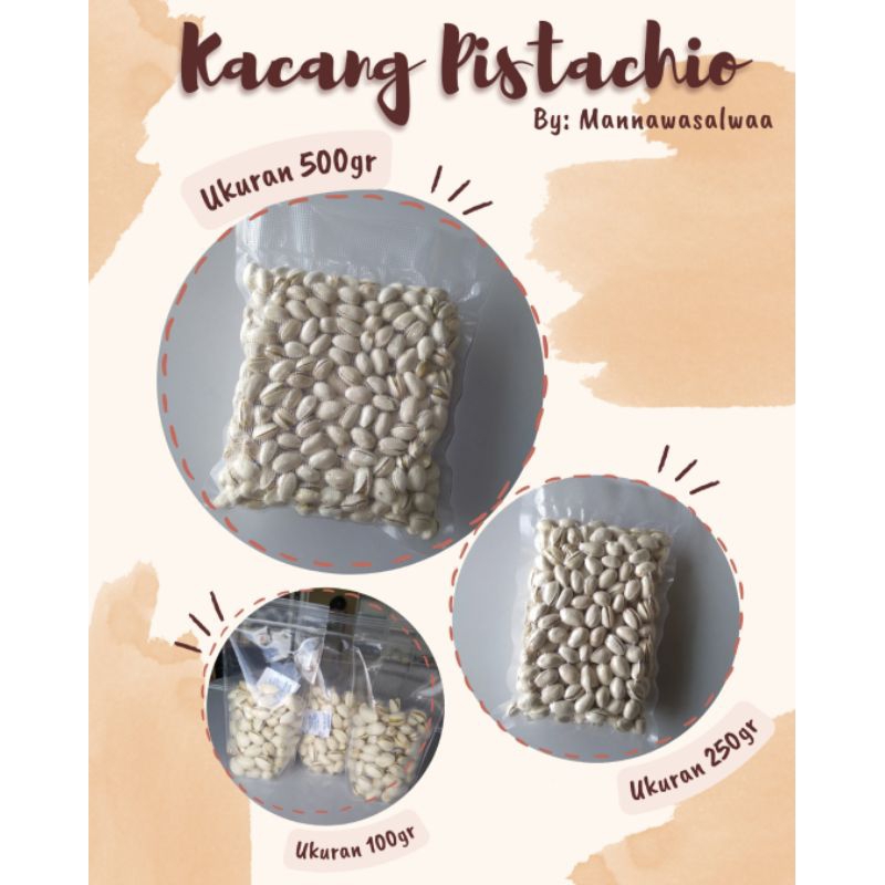 

Pistachio Roasted Salty/ Kacang Ketawa Asin/Kacang Fustuk Panggang Asin 100gr | Oleh-Oleh Haji & Umroh