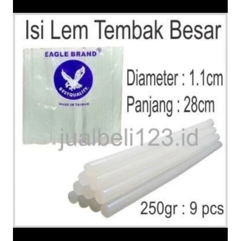 

Isi Lem Tembak Glue Gun Besar Eagle Taiwan 0,25 kg