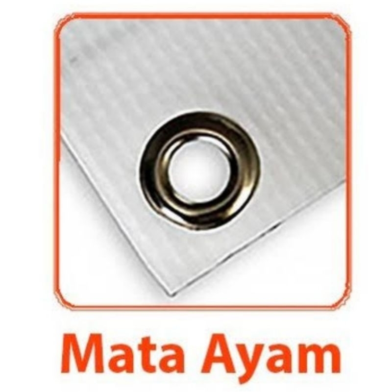 Finishing plong mata ayam / mata itik