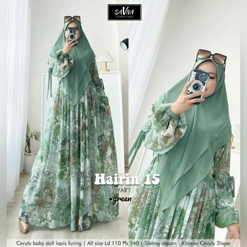 GAMIS PESTA TERBARU HAIRIN SYARI / GROSIR BUSANA SURABAYA / ZAINAB KIDS SYARI/ADEENA MAXY KIDS