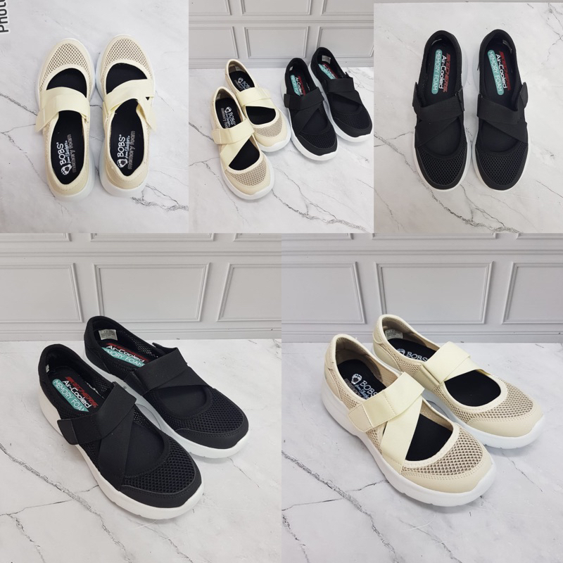 TERMURAH *Sepatu Skechers Maryjane Women / Skecher / Slip On Canvas / Kanvas / selop casual wanita /