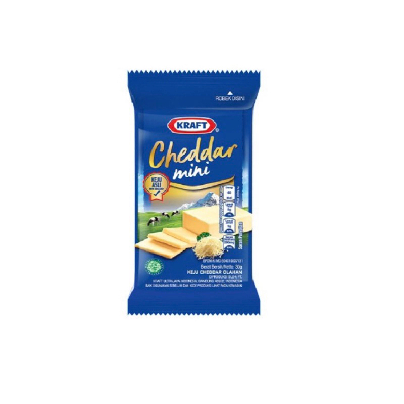 

Kraft Keju Cheddar Mini 30g