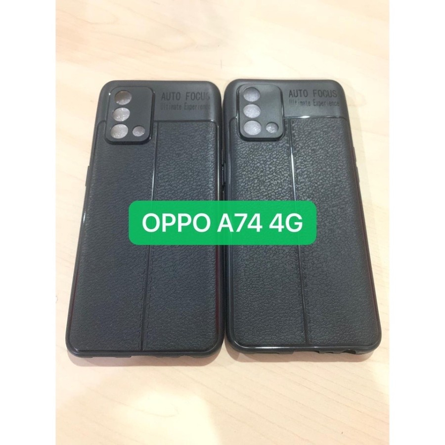 Soft Case OPPO A74 4G / A95 4G Auto Focus Leather Slim Fit