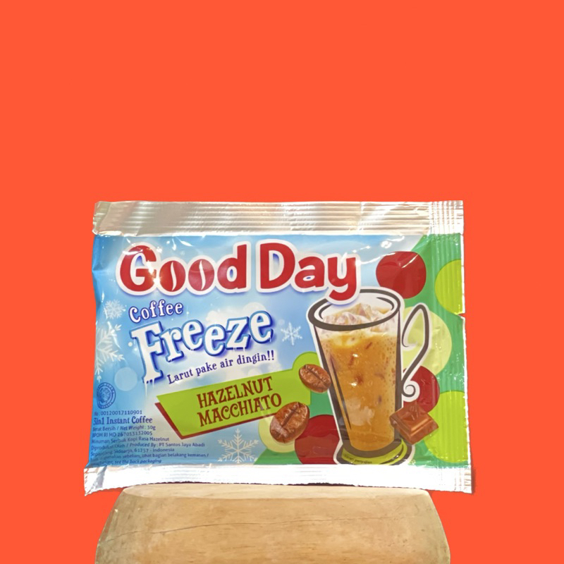 

Good Day Coffee Freeze 3 in 1 Hazelnut Macchiato - Go Sachet Official Shop