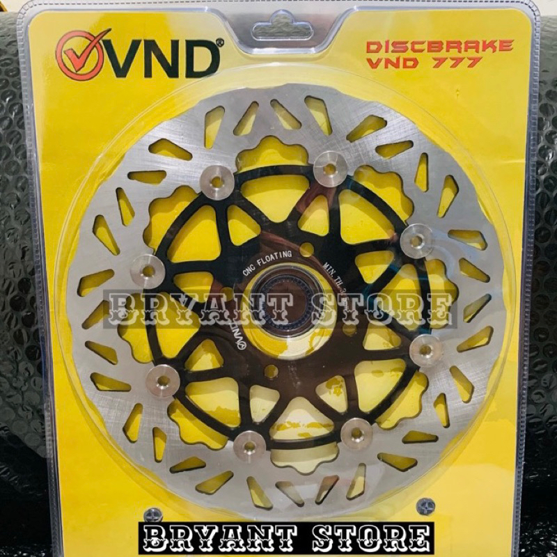 PIRINGAN DEPAN CAKRAM VND 777 260MM NINJA R CNC FLOATING BRAKE DISK DISC DISCBRAKE 260 MM NINJAR HOLE LUBANG BAUT 4