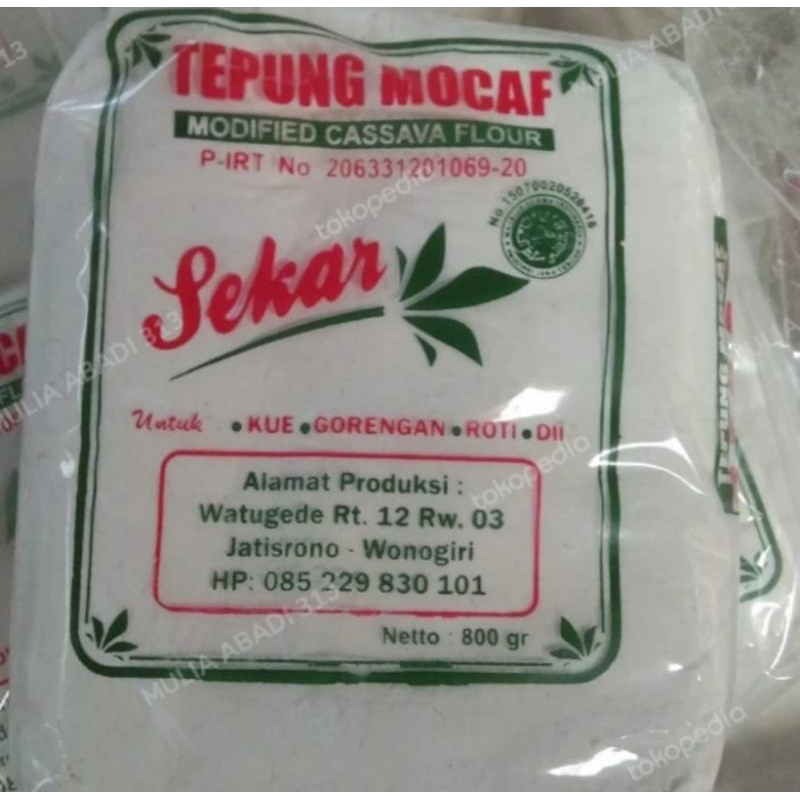 

tepung mocaf tepung singkong 800 gr tepung casava tepung singkong tepung gaplek mocaf original sekar 800 gr