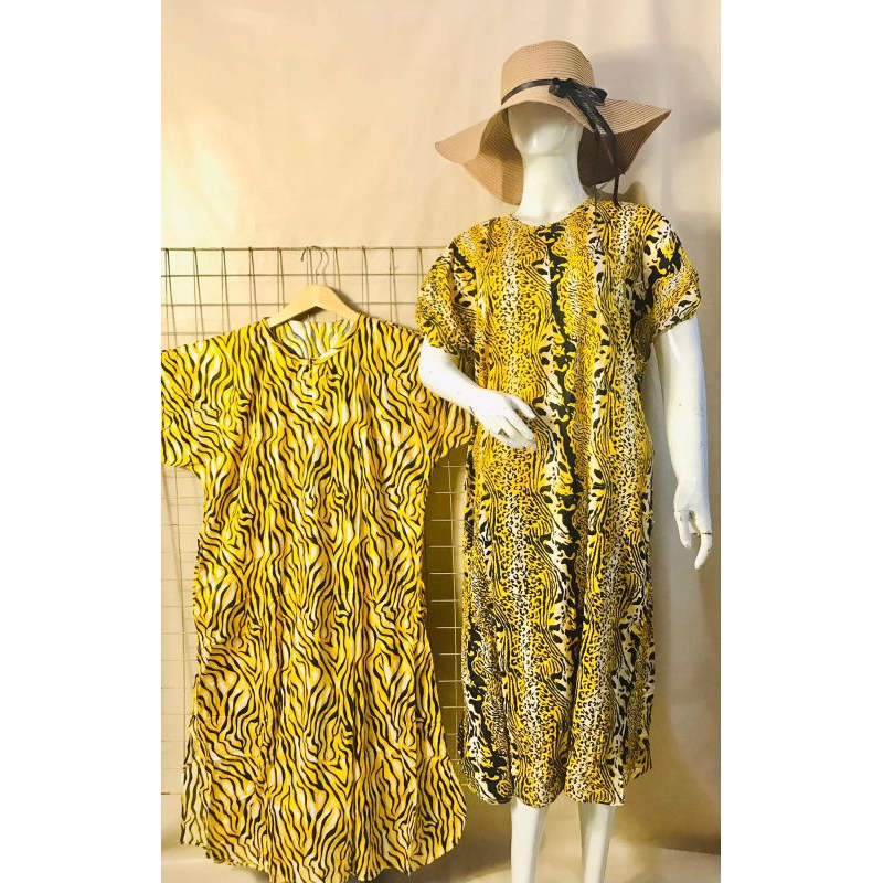 [Daster Zahra] DASTER LONG MONA JUMBO LD 120cm PB 120cm bahan kain Matt rayon solo