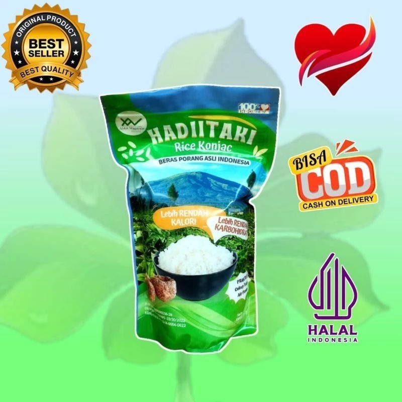 

DISCOUNT [READY] BERAS PORANG HADITAKI BERAS PORANG KONJAC [100% ORIGINAL]