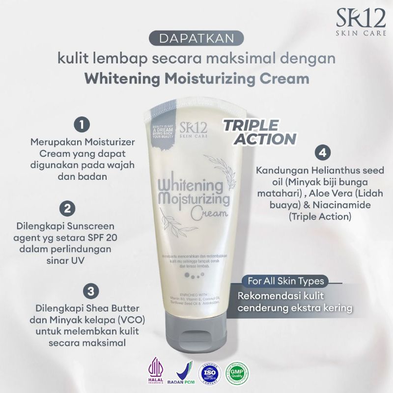 WHITENING MOISTURIZER CREAM (WMC) SR12