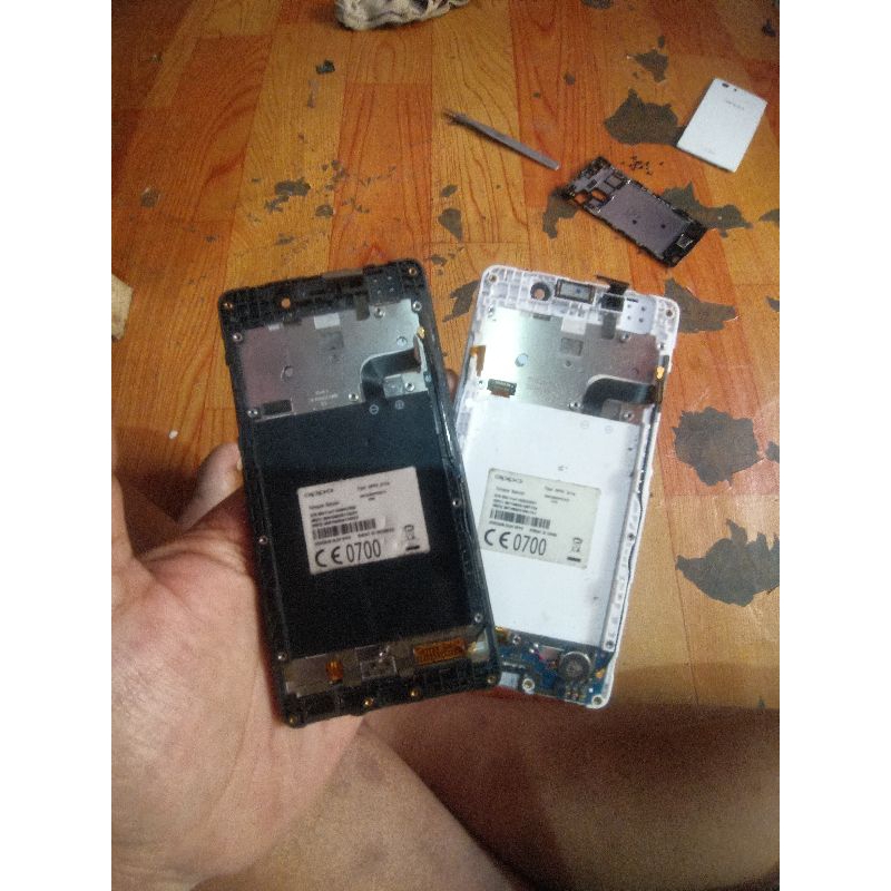 lcd oppo a11w normal copotan
