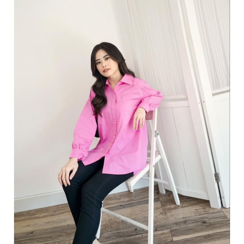 Kemeja Zara Katun Poplin