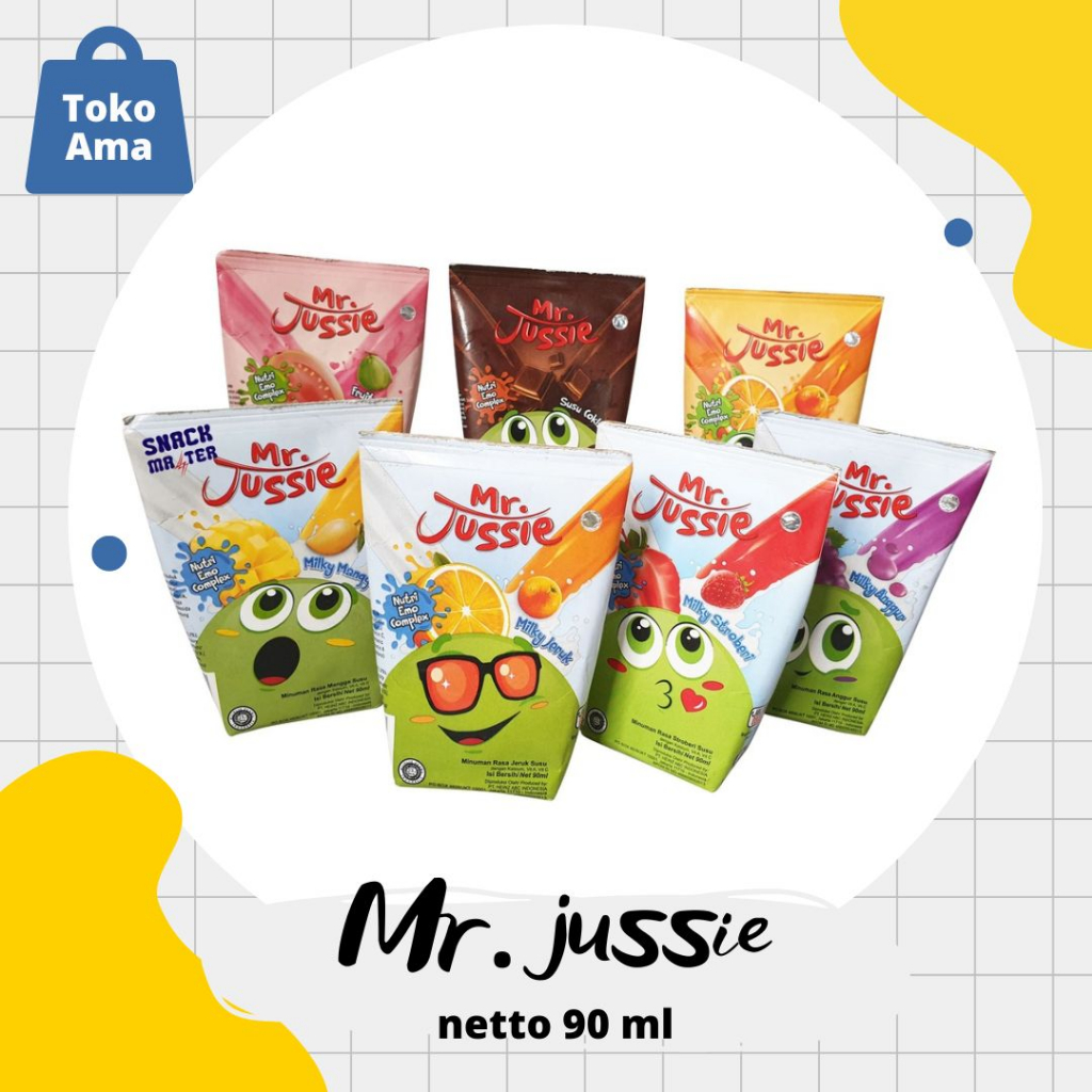 

[harga grosir] Mr. jussie minuman jus buah dan susu