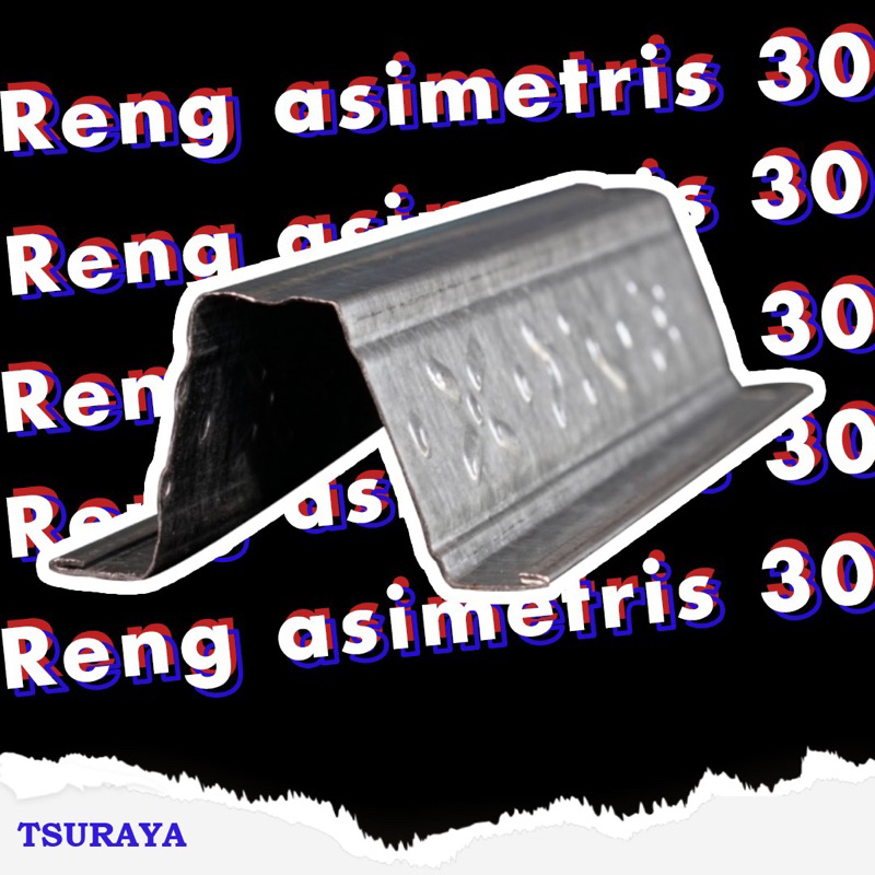 Reng 30 asimetris baja ringan galvalum