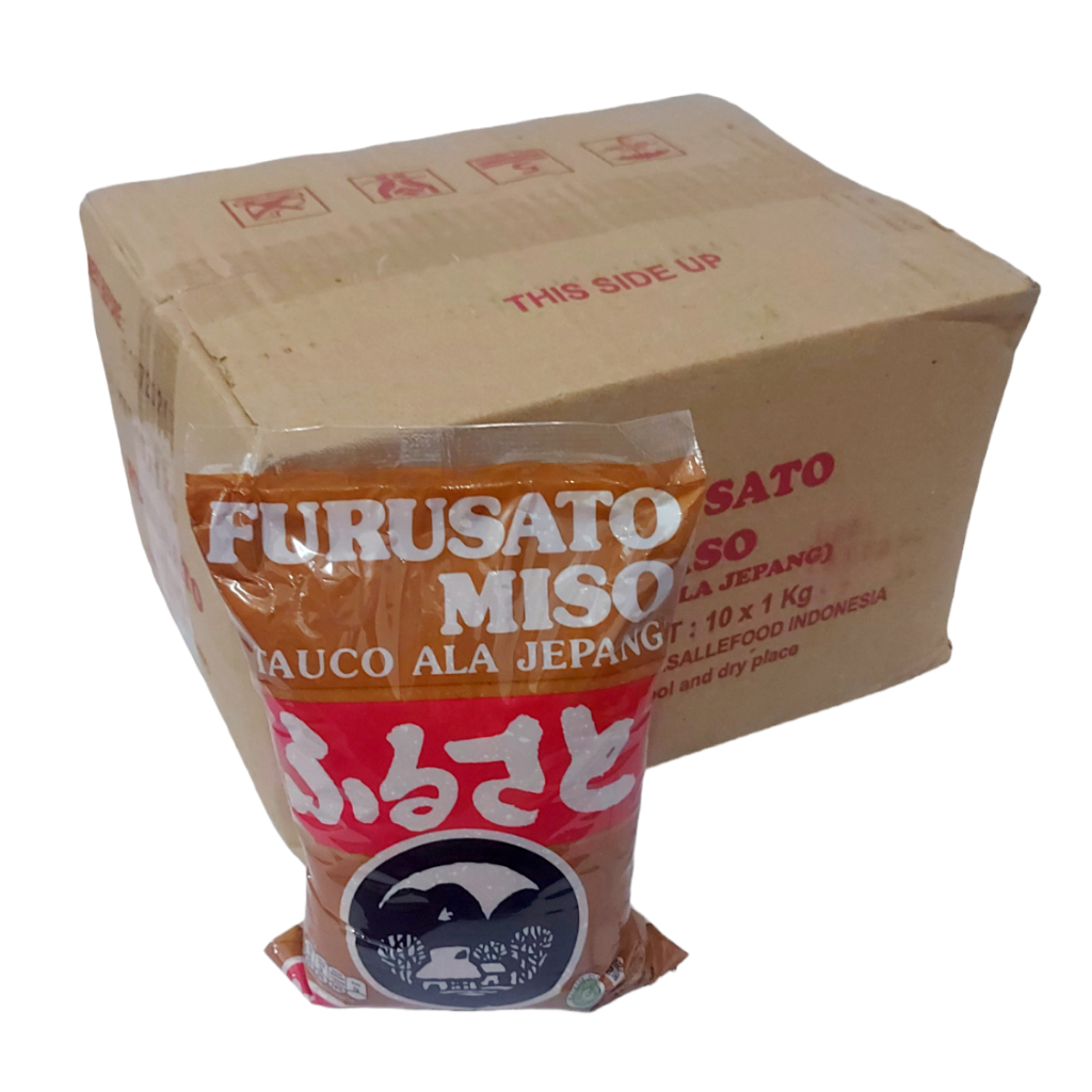 

1 KARTON Furusato Miso 1 kg Tauco Ala Jepang Halal Isi 10 Pack - No MSG