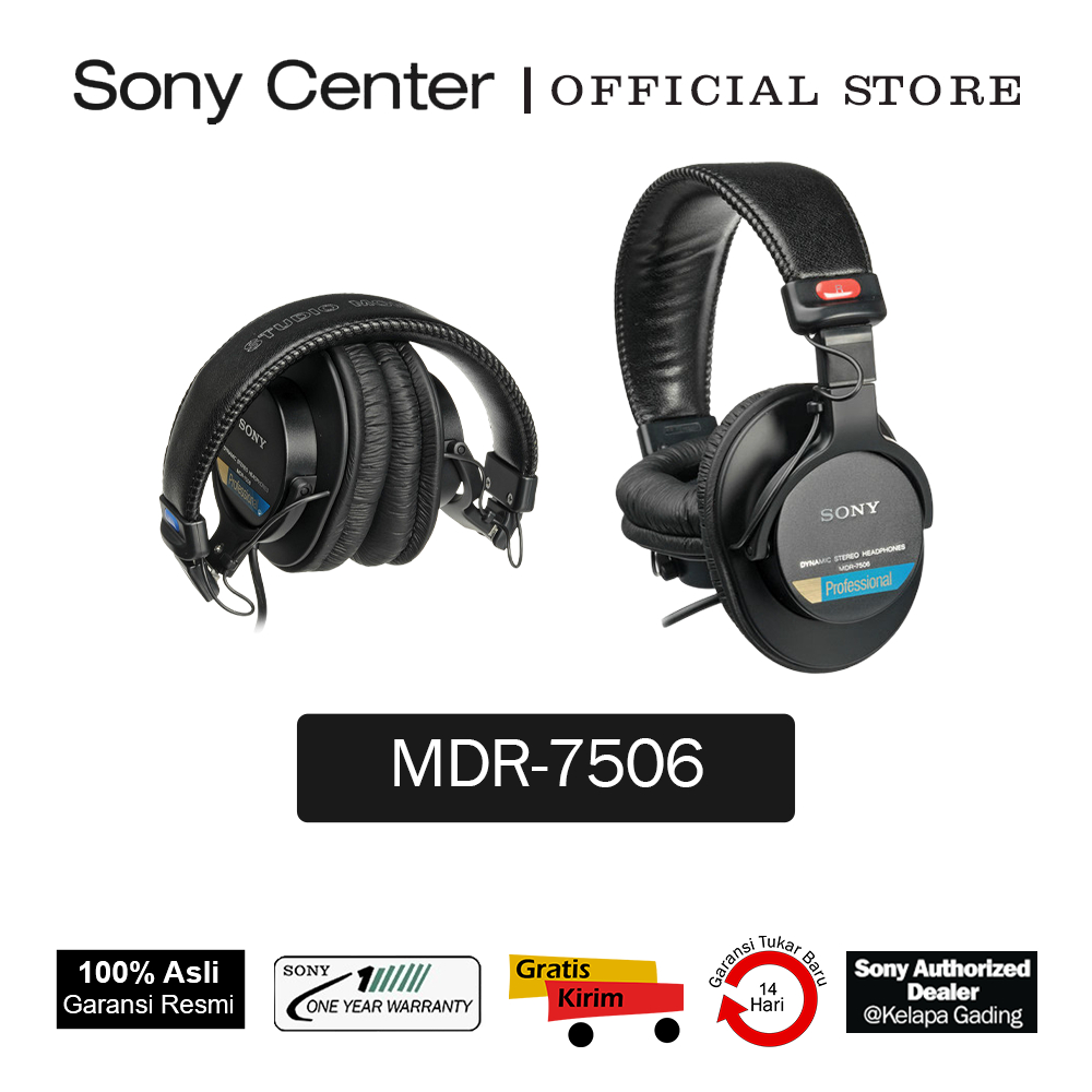 SONY MDR-7506 / MDR7506 / MDR 7506 Headphone Profesional - Garansi RESMI SONY INDONESIA