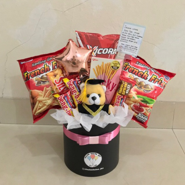 buket snack / buket wisuda / buket graduation / snack box / snack bucket