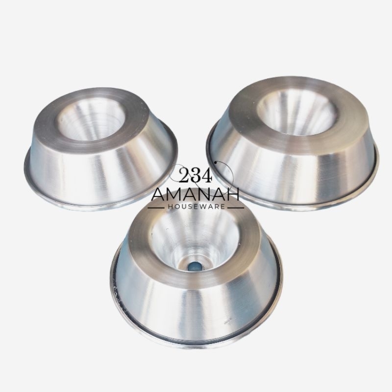 Cetakan Bolu Kukus Bahan Aluminium / Cetakan Kue Kukus / Cetakan Puding | Cetakan Bolu Aluminium