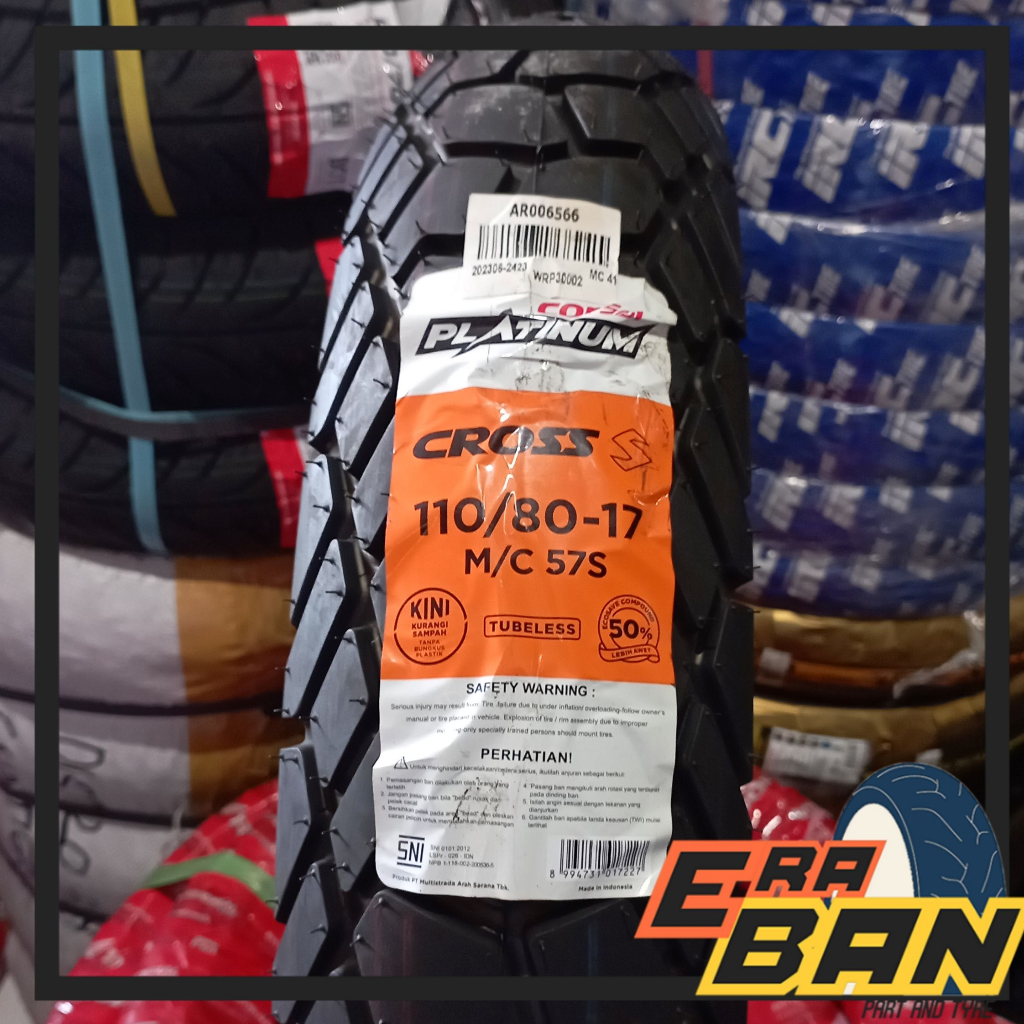 BAN LUAR CORSA CROSS S 110 80 RING 17 TUBELESS