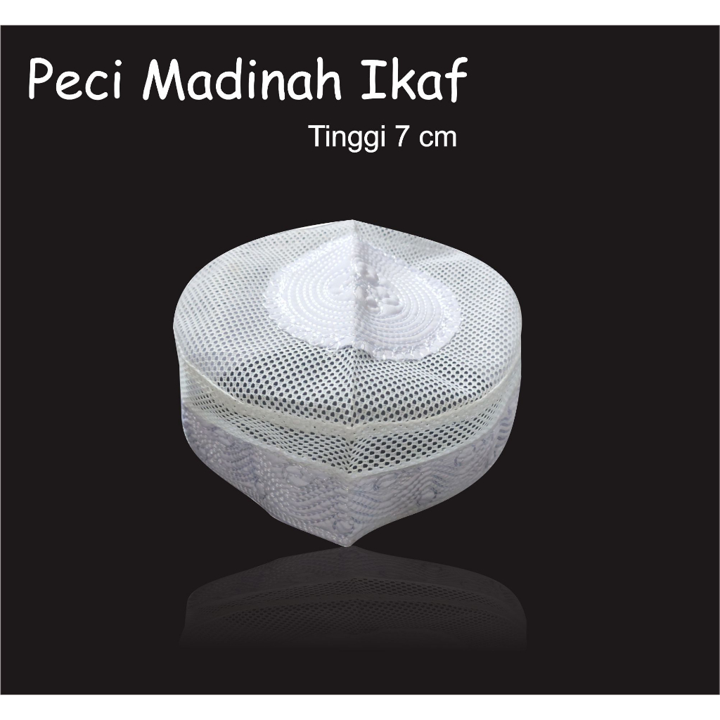 Peci Madinah Ikaf Kopiah Haji Songko Madinah / Kopyah Madinah / Peci haji /Peci Putih