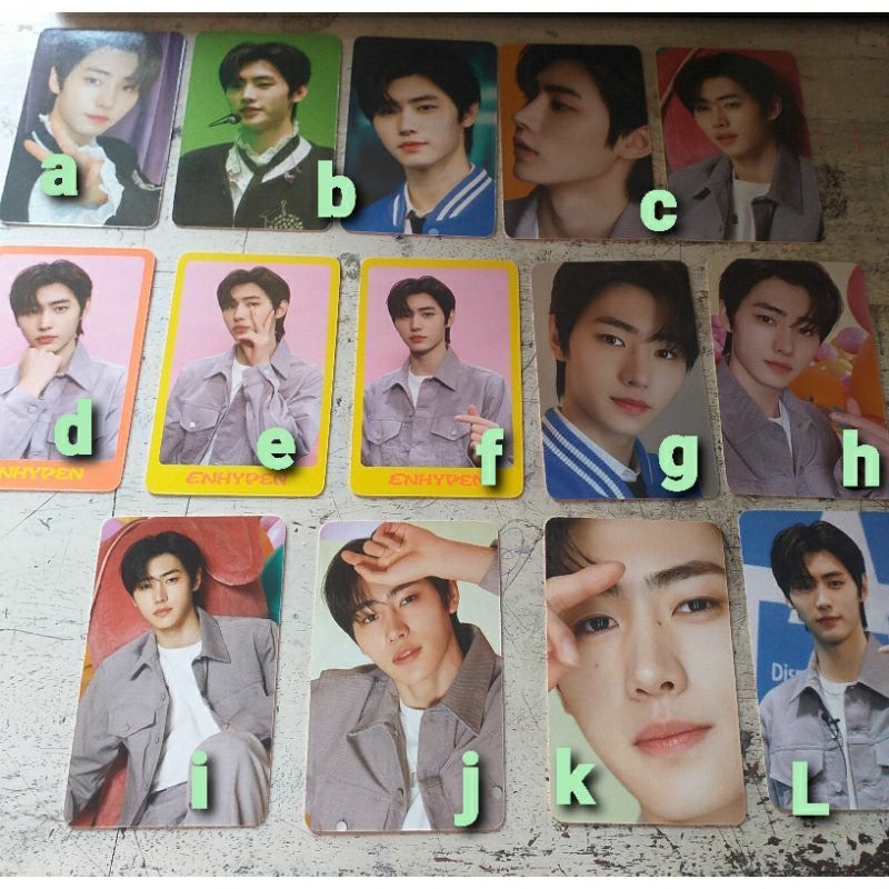 photocard sunghoon dicon