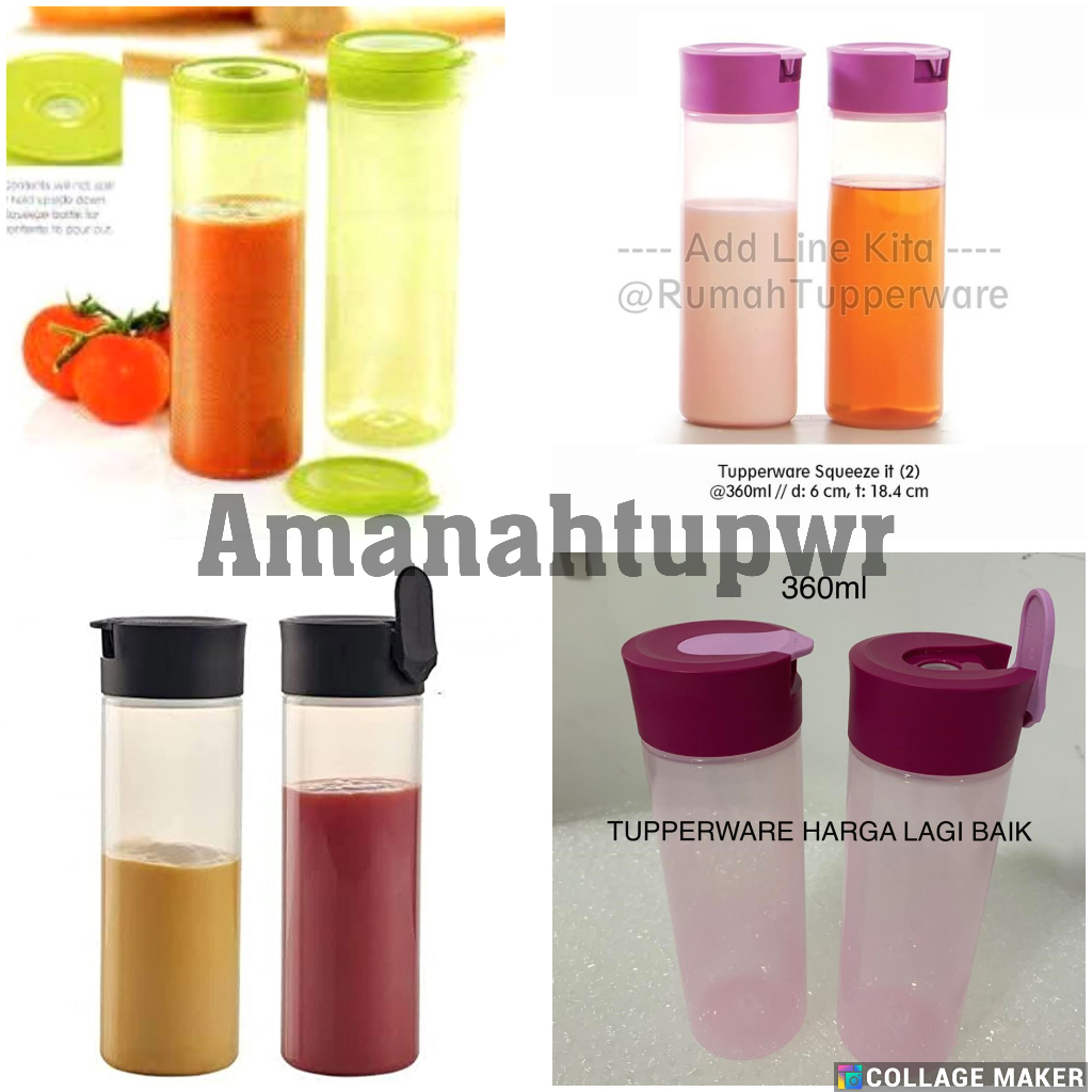 squeeze it tupperware botol kecap saos