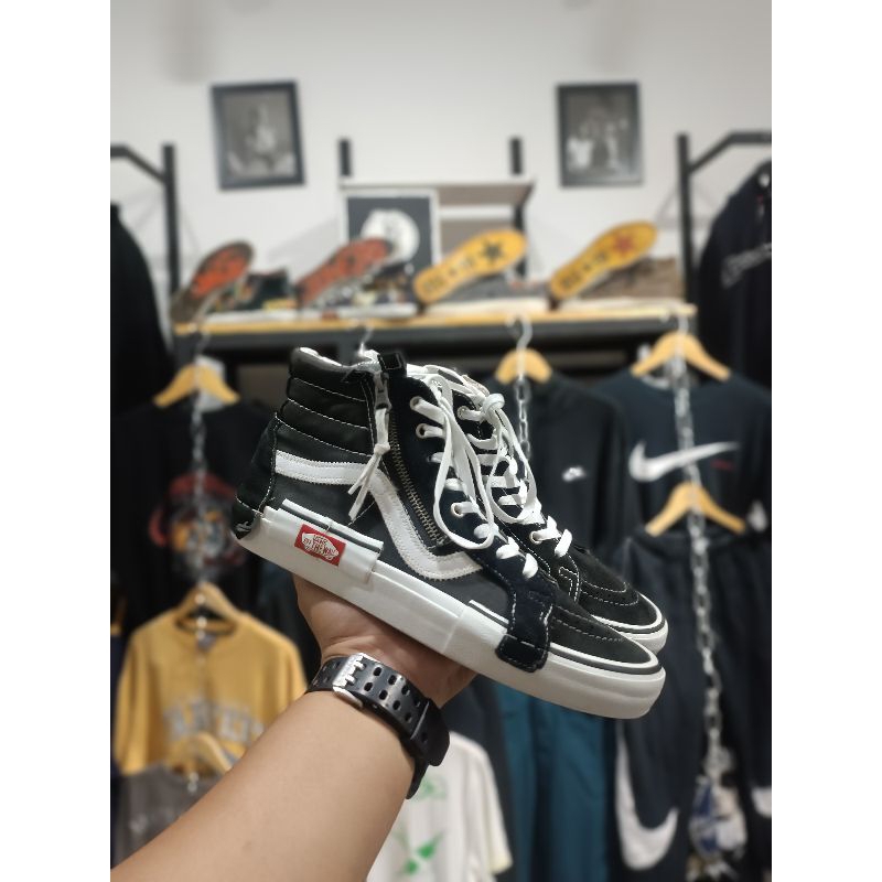 SEPATU VANS SK8 HI CUT N PASTE SECOND SIZE 42