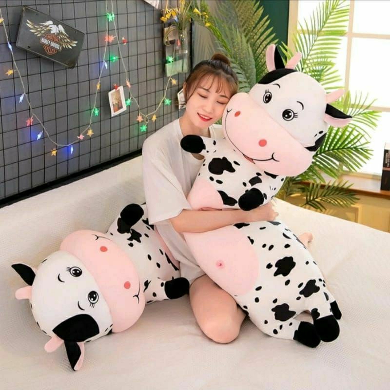 Boneka Karakter Guling Sapi 60 cm dan 80 cm