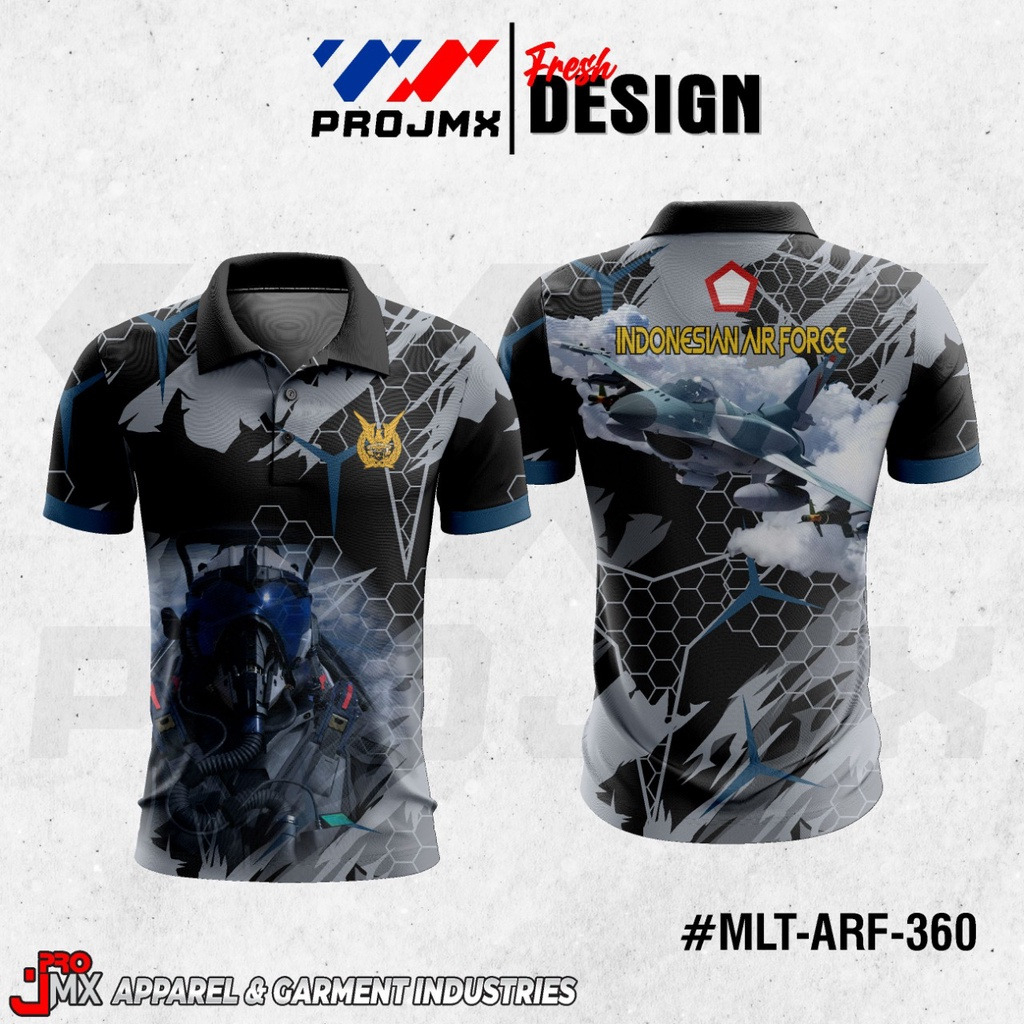 PROJMX - KAOS JERSEY TNI AU | BEBAS CUSTOM