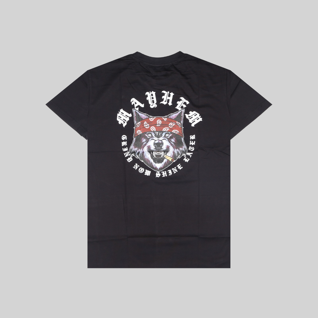 Mayhem Ts Wolf Genk T-shirt Pria