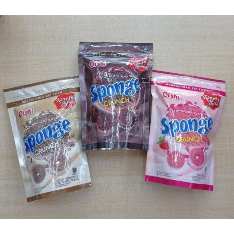 

Oishi sponge coklat/strawberry/mochaccino 100gr