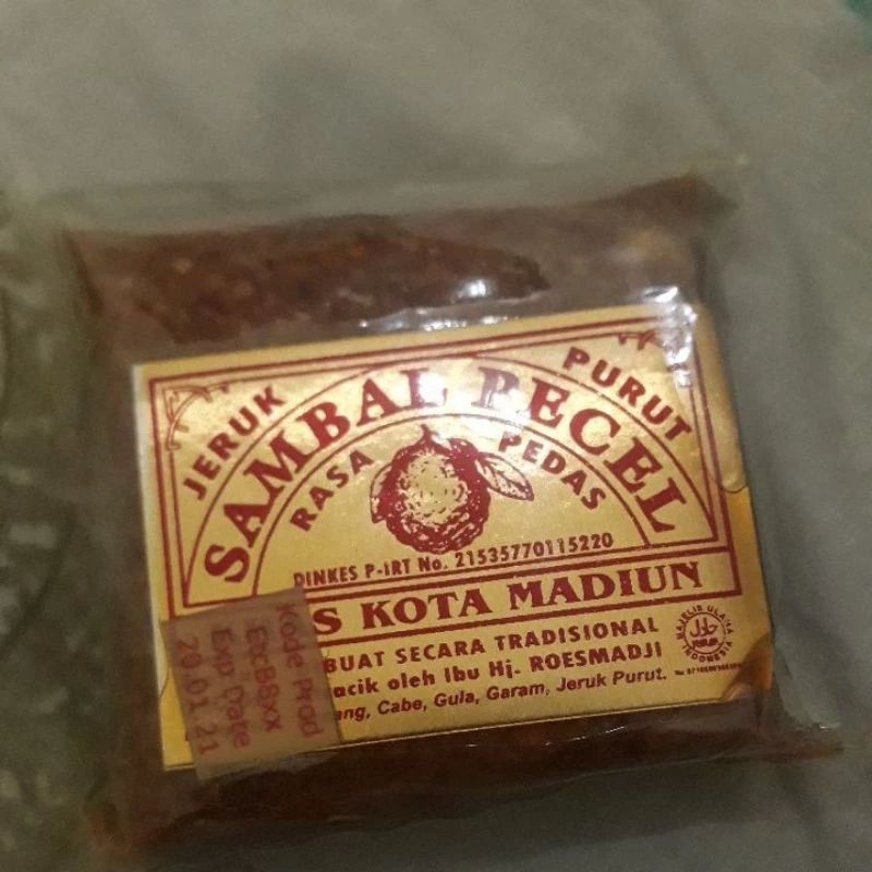 

sambel pecel jeruk purut 250 gram